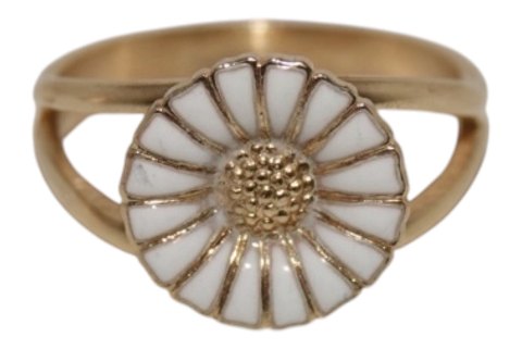 Michelsen sølv 
Marguerit ring - Str. 52