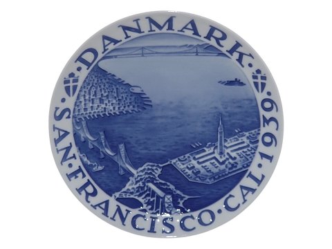 Bing & Grøndahl Mindeplatte fra 1939
San Fransisco