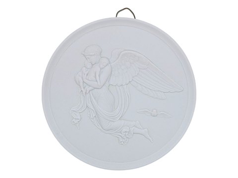 Royal Copenhagen biscuit 
Thorvaldsen platte, Natten 15,2 cm.