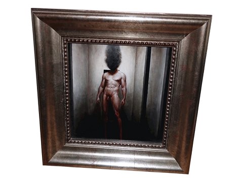 Ville Löppönen
Moderne maleri af nøgen mand fra 2010