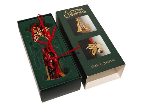 Georg Jensen Holiday Ornament 2001
Bell and Poinsettia