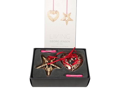 Georg Jensen Årets Julepynt 2015
Hjerte og Stjerne forenet med Mistelten