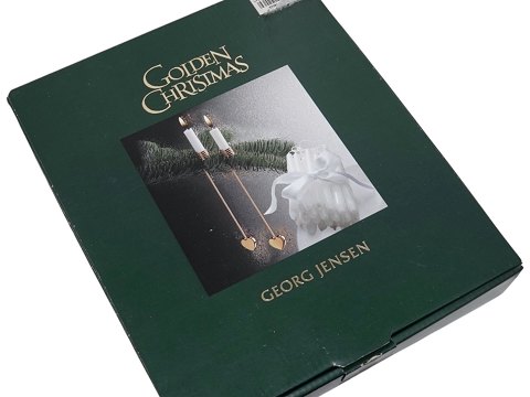 Georg Jensen Julepynt
To lysholdere med Kogle og Egern i gaveæske med stearinlys