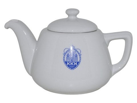 Royal Copenhagen
Lille hvid tekande i jernporcelæn  med logo fra Københavns Kommune Hospital