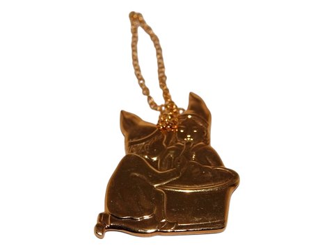 Georg Jensen Golden Christmas
Ornament - Two gnomes