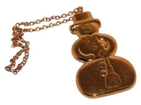 Georg Jensen Golden Christmas
Ornament Snemand