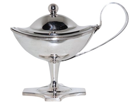 Dansk 1700 tals sølvMarmeladekrukke