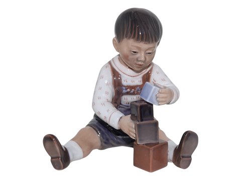 Dahl Jensen figurDreng med klodser