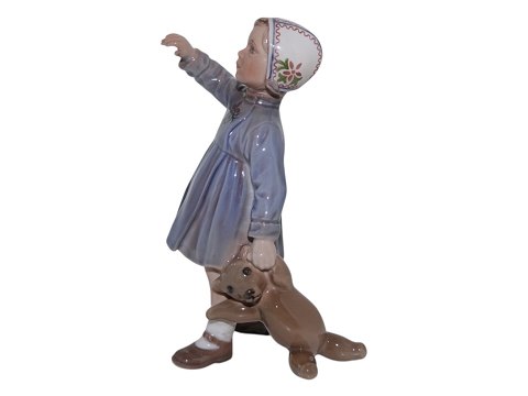 Dahl Jensen figurPige med bamse