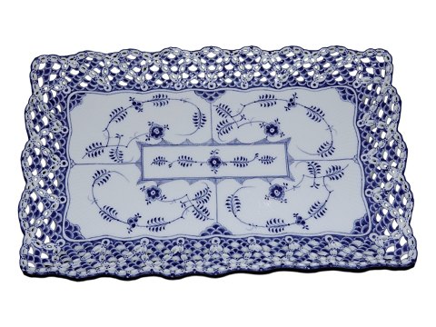 Musselmalet HelblondeStort og meget sjældent isfad / bakke 40,8 cm.