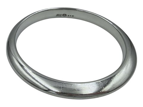 Georg Jensen sølvArmring i kraftig kvalitet af Nanna Ditzel
