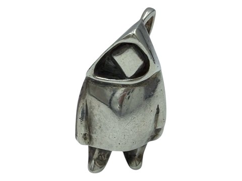 Tage Hansens Guldsmedie Kraftigt sølv vedhæng af grønlænder