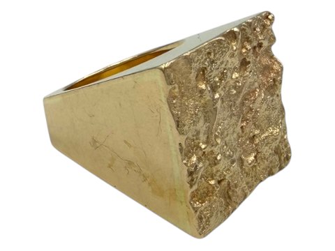 14-carat goldVery heavy ring - Size 52