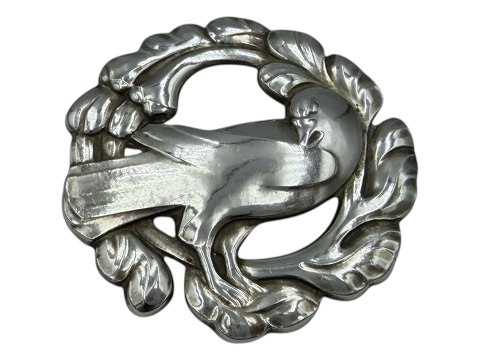 Georg JensenEkstra stor broche med due