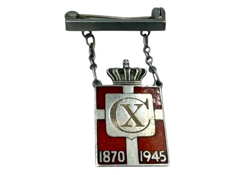 Georg JensenKongemærke - broche med bjælke 1870-1945