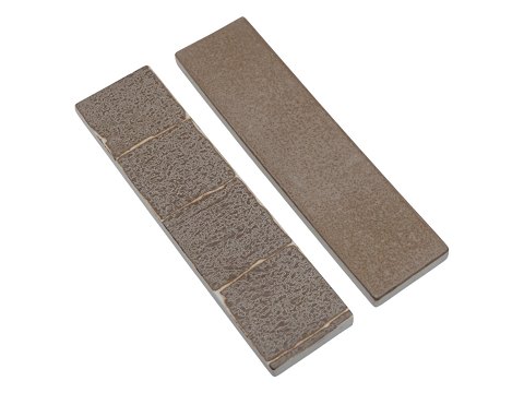 Royal Copenhagen keramikLille firkantet Baca kakkel 15 cm.