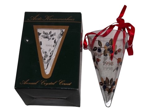 Bing & GrondahlAnnual Crystal Christmas Cornet 1998