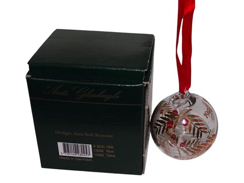 Bing & GrondahlAnnual Christmas Crystal Ornament 1998