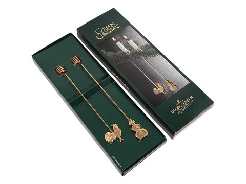 Georg Jensen JulepyntLysholder Snemand og Hane fra 1999