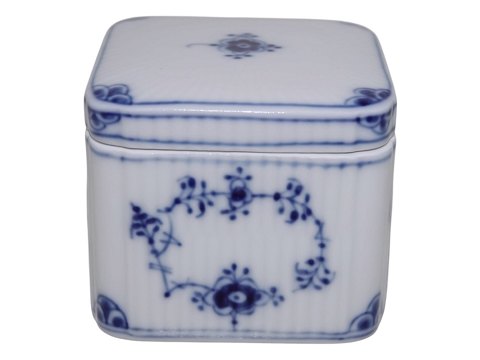 Musselmalet RifletLille firkantet bonbonniere