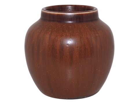 Bing & Grøndahl keramikLille vase med brun glasur