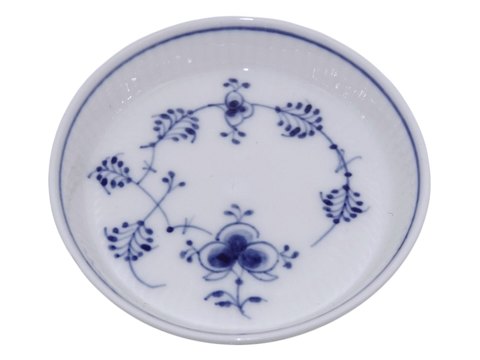 Musselmalet RifletLille glasbakke med kant 9 cm.