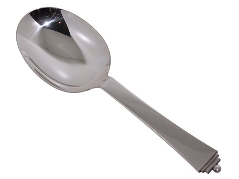 Georg Jensen Pyramide sølvEsktra stor serveringsske 24,7 cm. fra 1932
