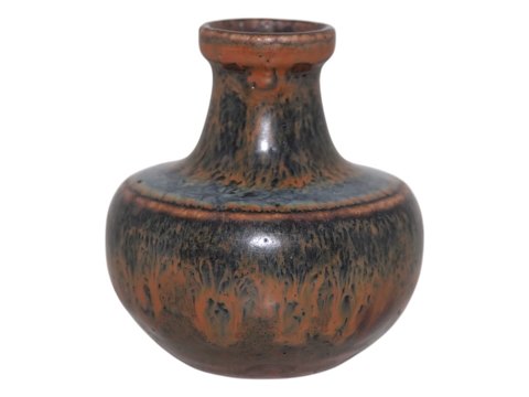 Bing & Grøndahl keramikMiniature vase med en flot glasur af Valdemar Pedersen