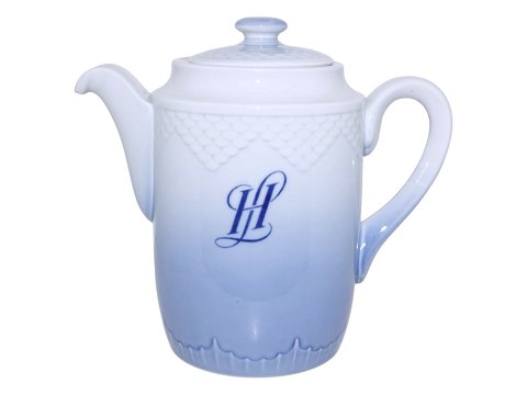 Blå ToneKaffekande med logo