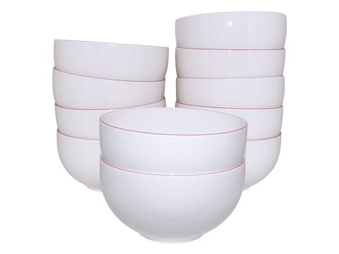 RødtopRund skål 14 cm.