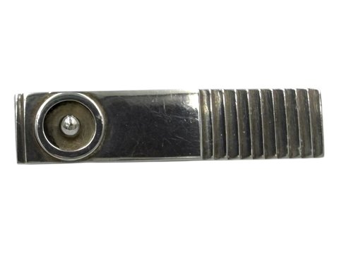 Georg Jensen silverArt Deco tie clip from 1933-1944
