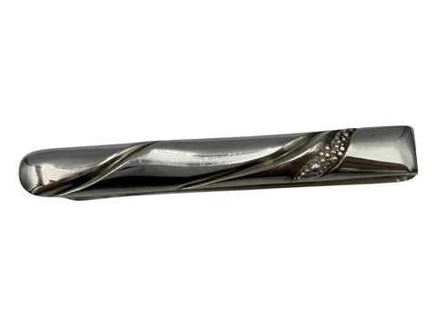 Georg Jensen silverTie clip in a very heavy quality