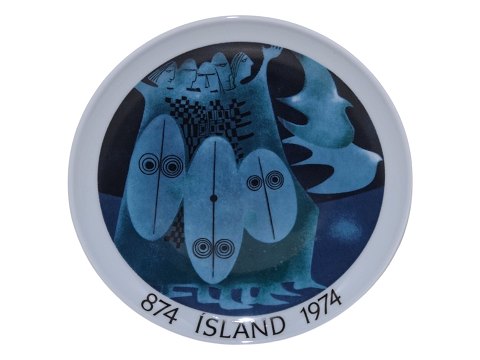 Bing & Grondahl plateIceland 874-1974