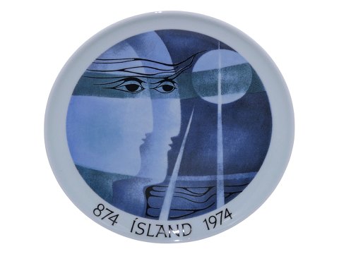 Bing & Grondahl plateIceland 874-1974