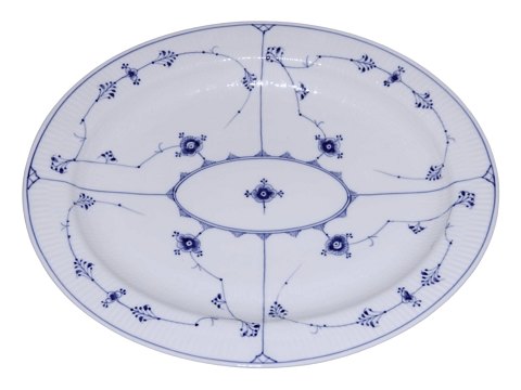 Musselmalet RifletStort stegefad 41,2 cm. #100