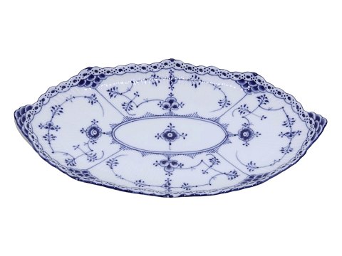 Blue Fluted Half LaceTray