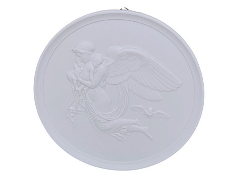Bing & GrondahlLarge Thorvaldsen plate "Night" 28.5 cm. from 1853-1895