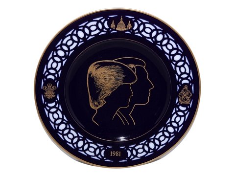 Bing & Grondahl Commemorative plateWedding of Crown Prince Charles and Diana from 1981