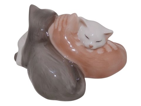 Royal Copenhagen katte figurTre kattekillinger