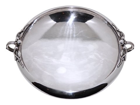Georg Jensen sterling silverLarge round bowl with handles from 1933-1944