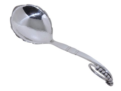 Georg Jensen silverOrnamental serving spoon 19.0 cm.