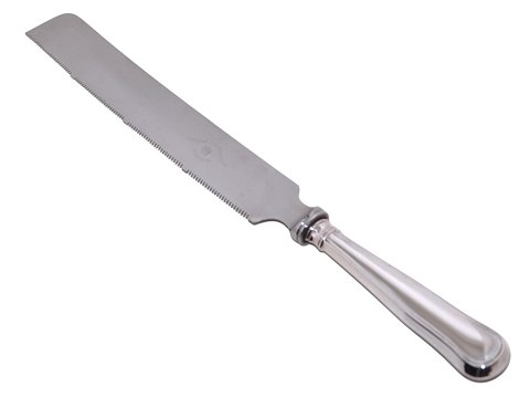 Dobbeltriflet sølvBrødkniv 31,0 cm. fra 1944