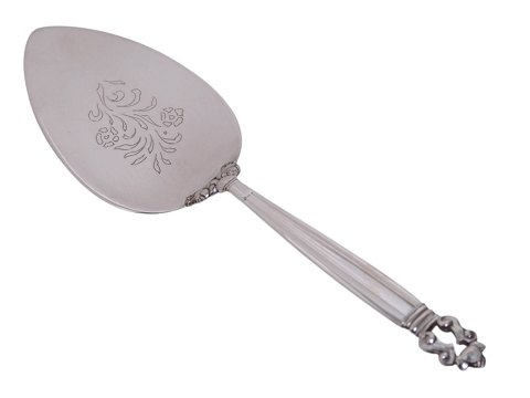 Georg Jensen AcornLarge serving spade with pattern from 1927 26.5 cm.