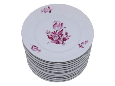 Purpur BlomstKagetallerken 15,5 cm.