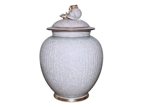 Royal CopenhagenCraquele vase with lid
