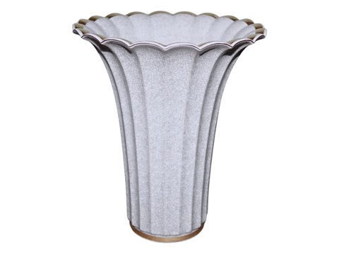 Royal CopenhagenLarge trumpet-shaped Craquele vase
