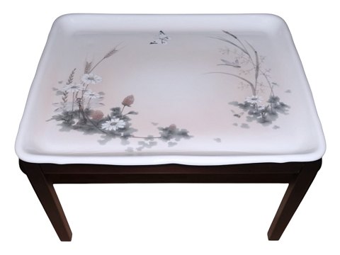 Royal CopenhagenBakkebord med sommerblomster og insekter