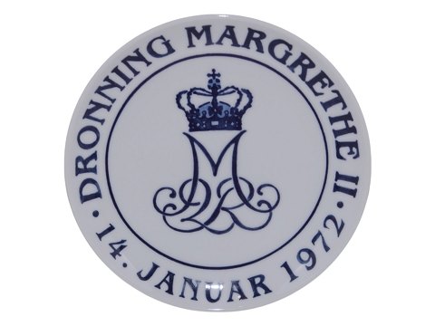 Royal Copenhagen Mindeplatte fra 2024Dronning Margrethe II