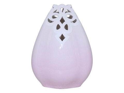 Bing & Grondahl, Pink Art Nouveau vase by Marie Smith