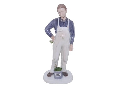 Stor Bing & Grøndahl håndværker figurMaler